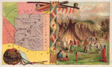 Historische Karte von Arizona