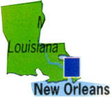 Louisianakarte