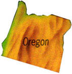Oregonkarte