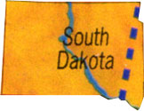 South Dakota Karte